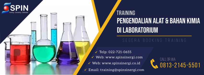 Training Pengendalian alat dan bahan kimia di laboratorium