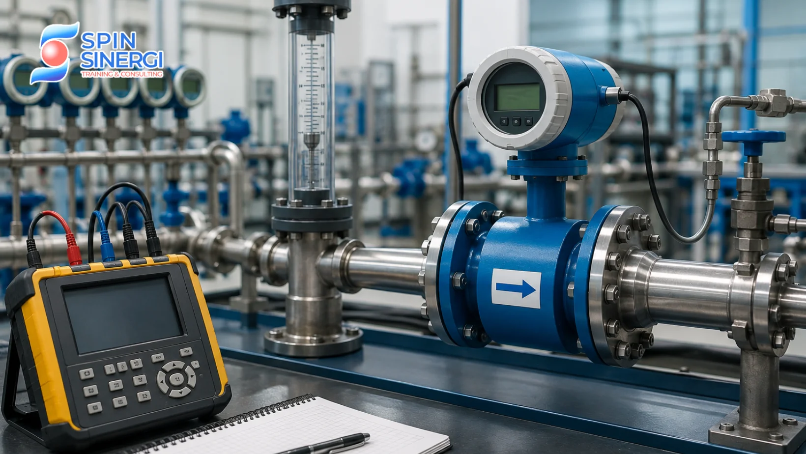 Pelatihan Sistem Pengukuran Air dengan Flowmeter