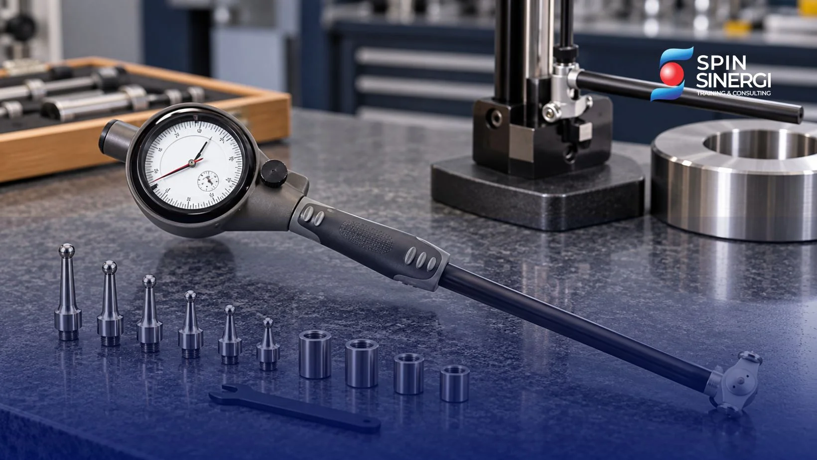 cara setting dan menggunakan Starrett 3089 Dial Bore Gauge